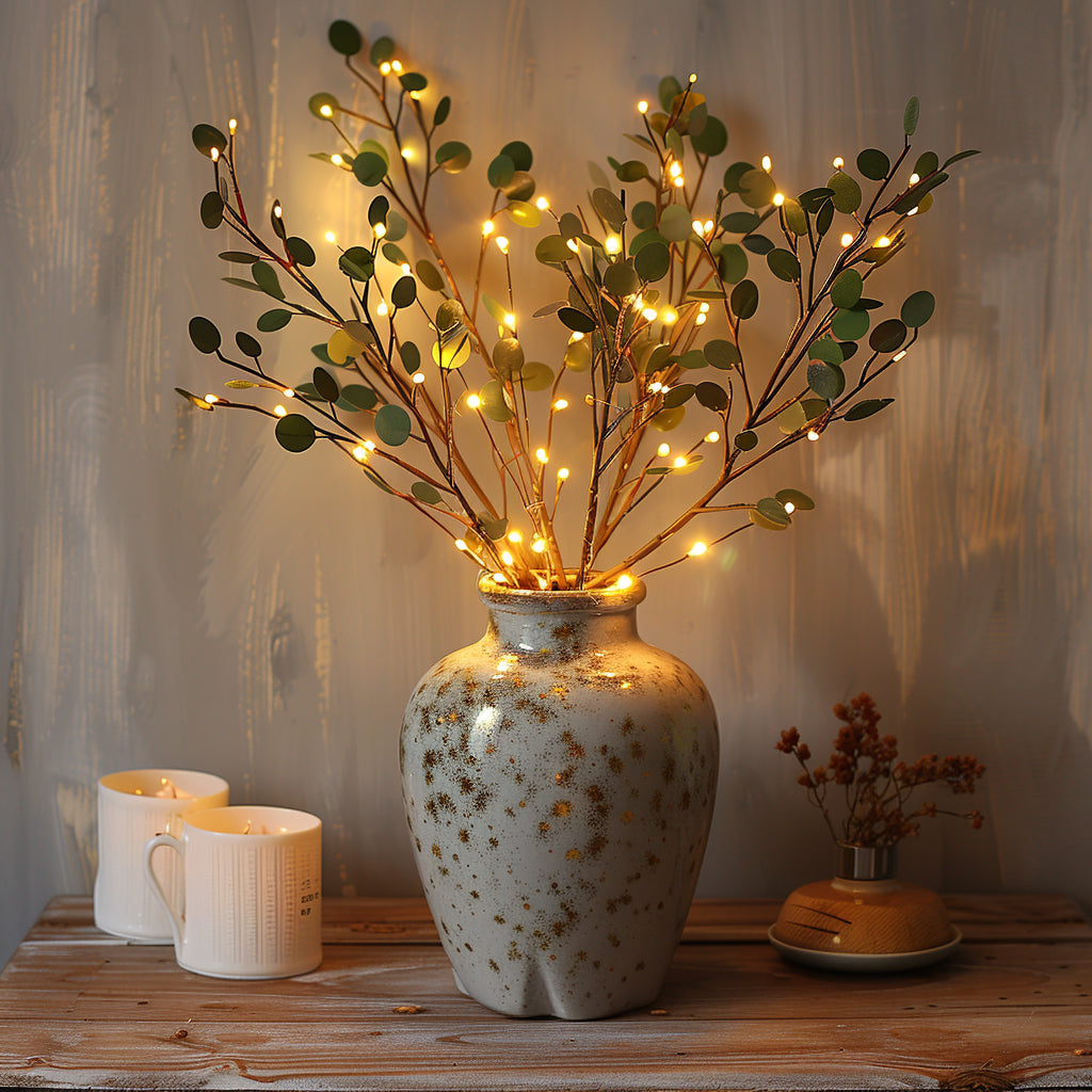 Fairy Light Olive Branch & Vines